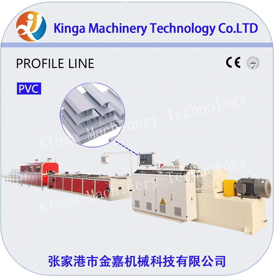 PVC Cable Trunking Profile / Ceiling Panel Extrusion Machine