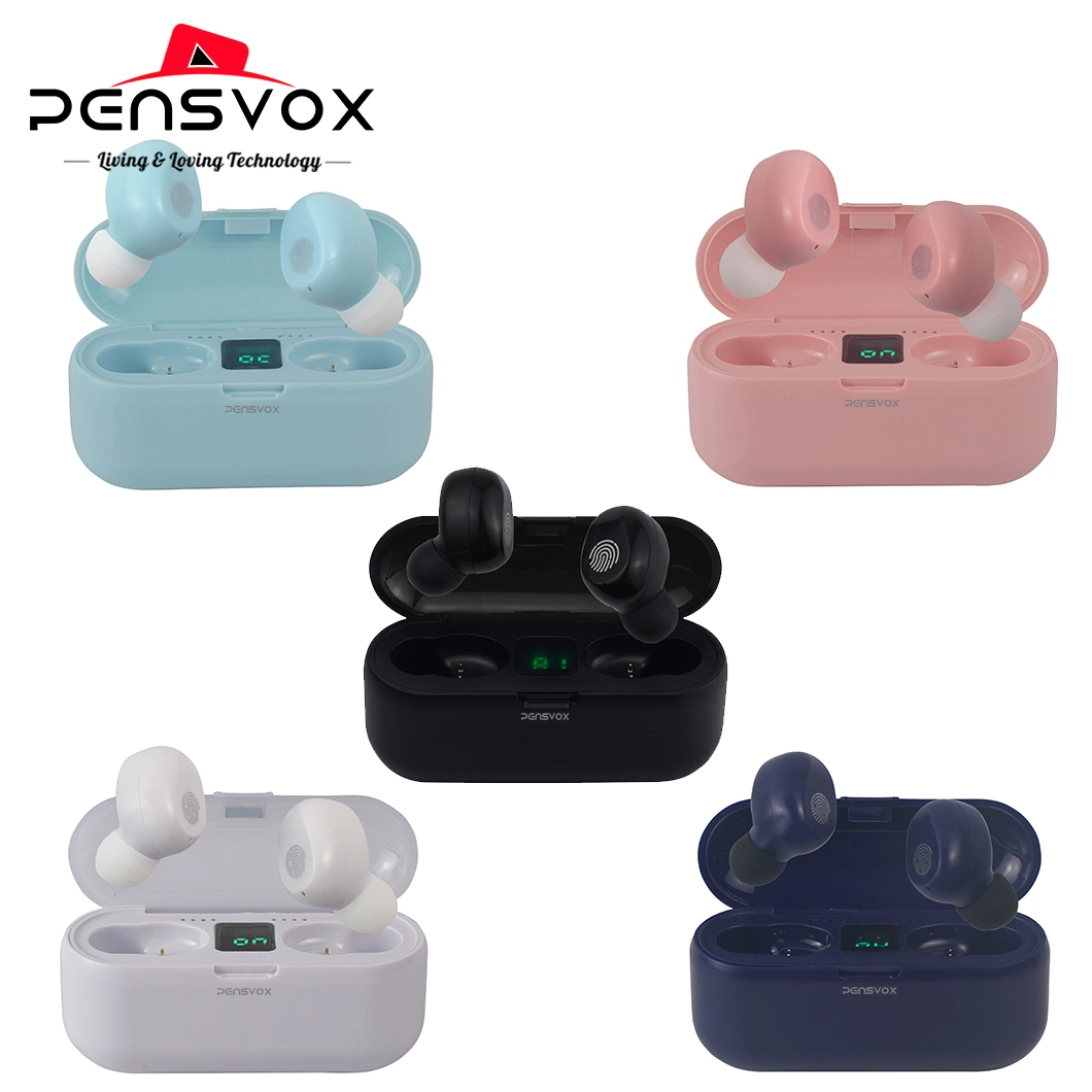 Display Charge Box Headphone Earplugs Earbuds Earphone with Powerbank Mobile Phone Charging for Bluetooth Version 4.0 5.0+EDR