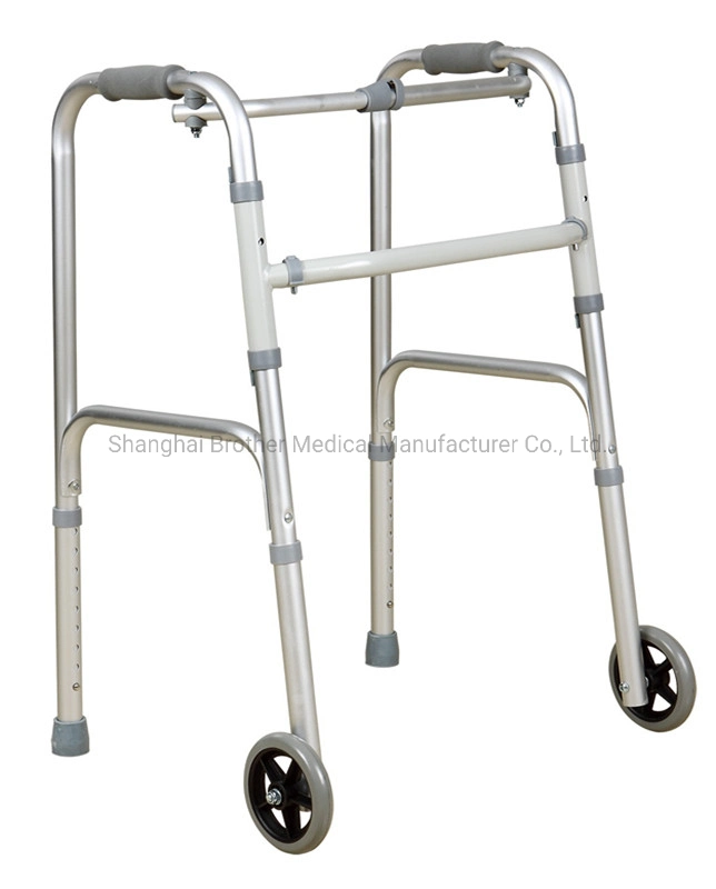 Manual Rehabilitation Walking Rollator with Arm Rest with Soft Seat