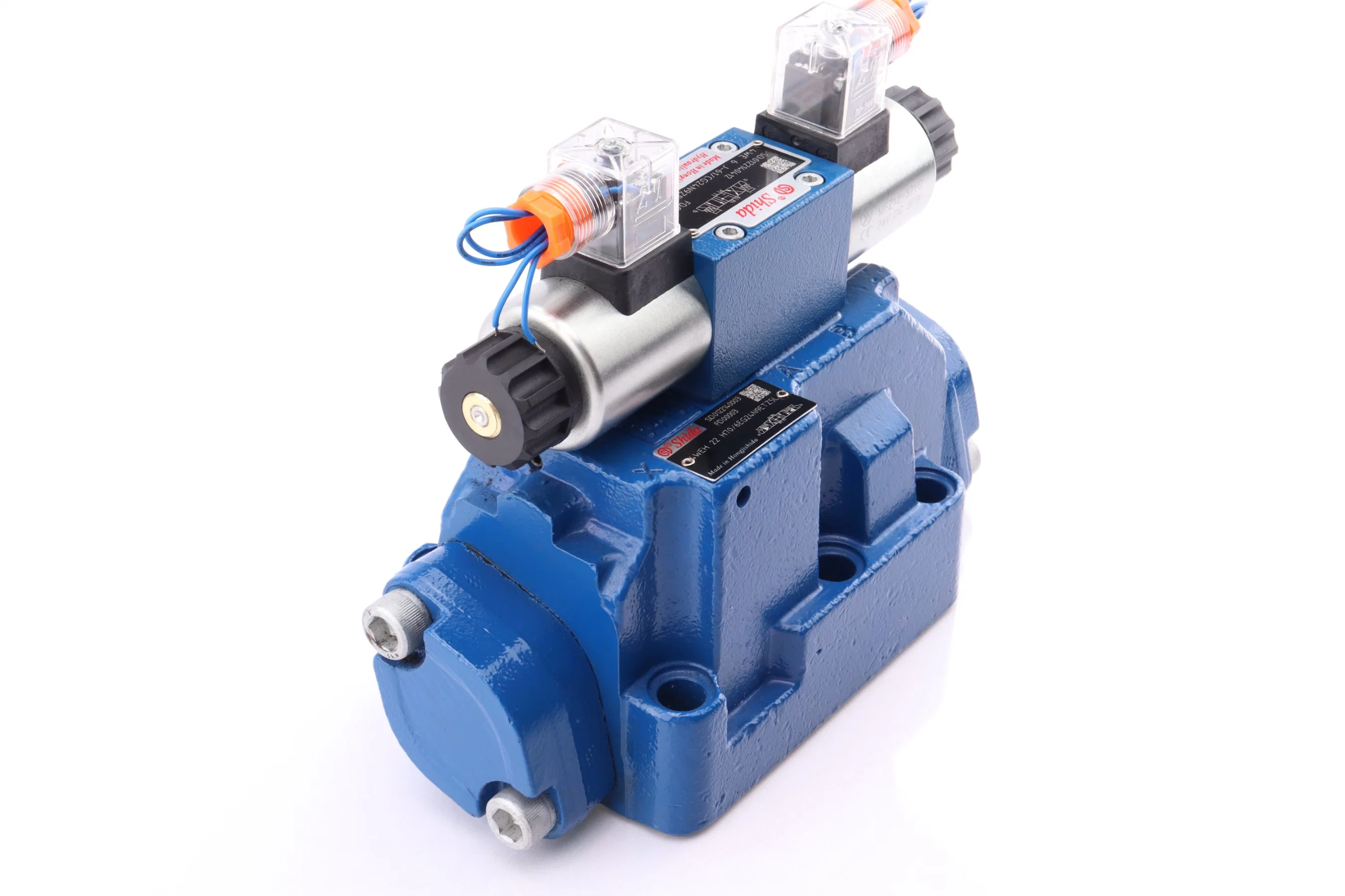 Hot Sales Hydraulic Valve Directional Control Valve Electro-Hydraulic Reversing Valve 4weh 22 H70 From Hongji Shida