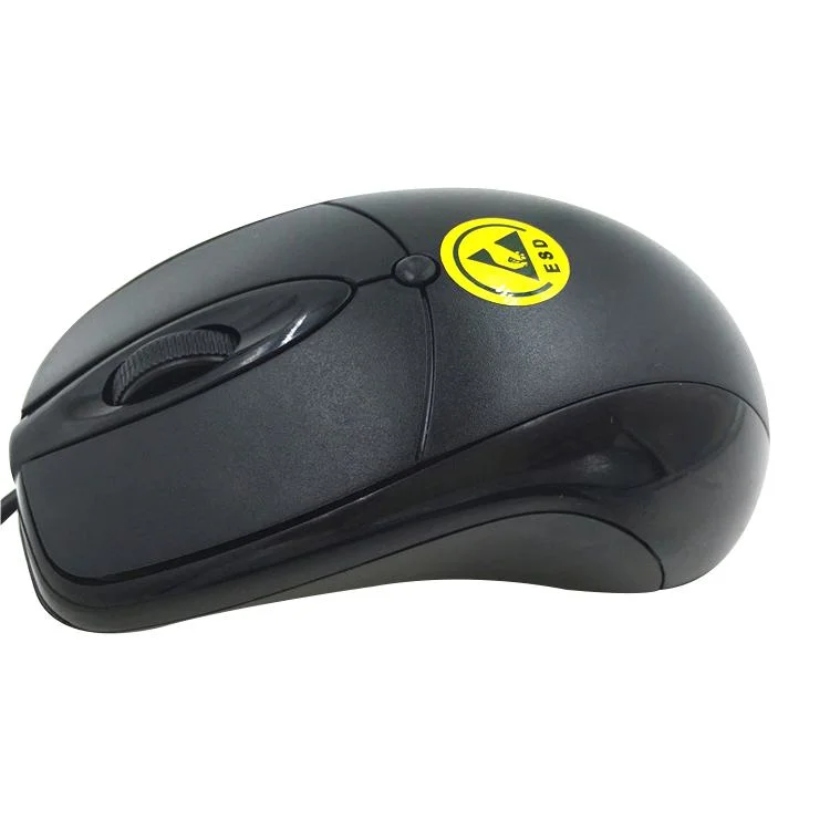 Good Sale Black Color Durable ABS Material Office Stationery ESD Antistatic Mouse