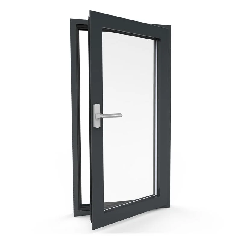 Druet ventana de aluminio Casement ventana Swing Puerta Precio barato