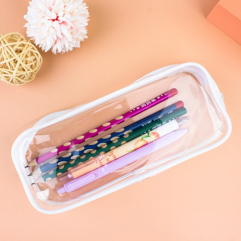 Wholesale/Supplier Fashion Colorful Jelly Pouch PVC Stationery Bag Zipper Pencil Bag