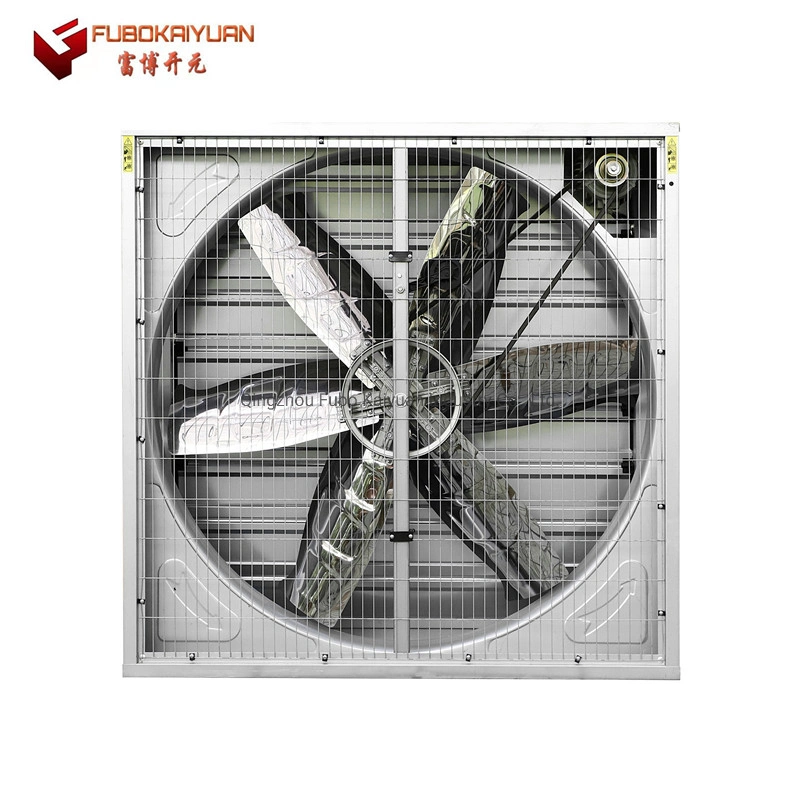 50 pouces Swing Drop Hammer Ventilation Exhaust Poulty Fan / Cooling Fan pour poulailler / porcherie / serre / industrie / entrepôt avec CE