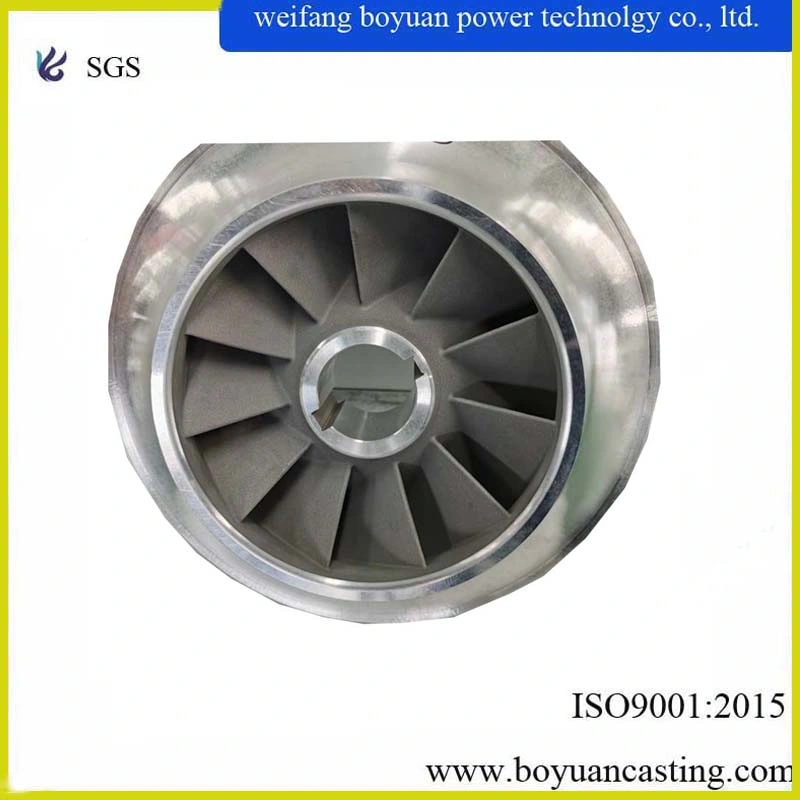 Precision Casting Aluminum Alloy Centrifugal Fan Impeller for Multistage Fan