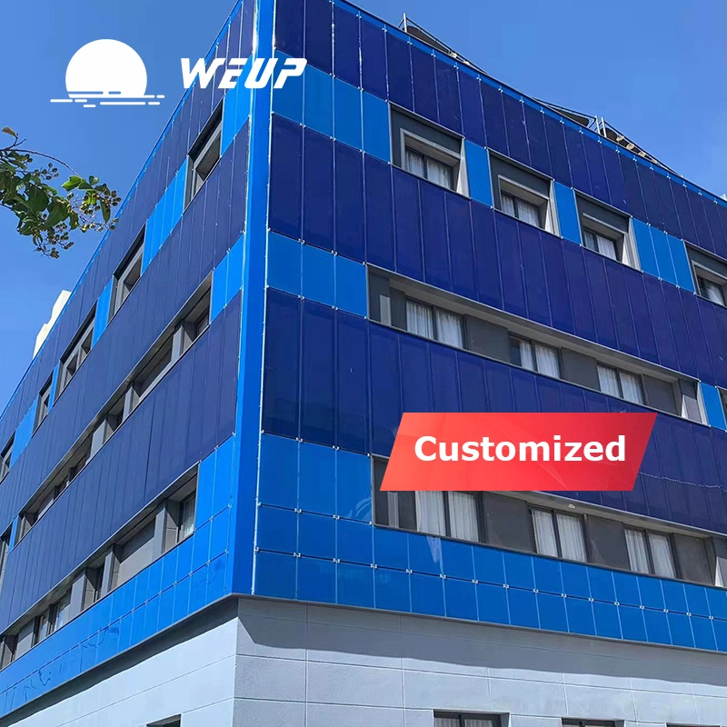 Weup 270W 280W 300W 360W 400W 500W BIPV Transparent Solar Double PV Glass Power Panel Price