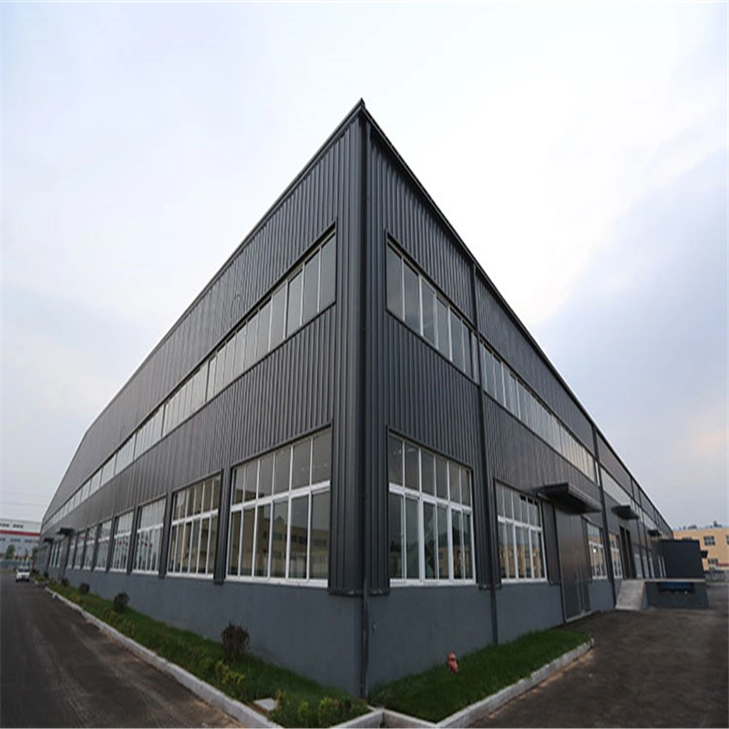 Competitive Price Large Span Pre Engineered Steel Space Frame Structure Building Cheap Pre Fabricated Warehouse with Mezzanine