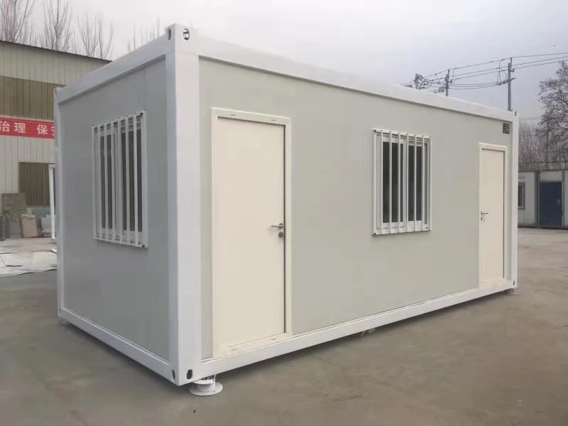 Billig einfaches 20ft vorgefertigte Faltschachtelcontainer Haus zum Verkauf