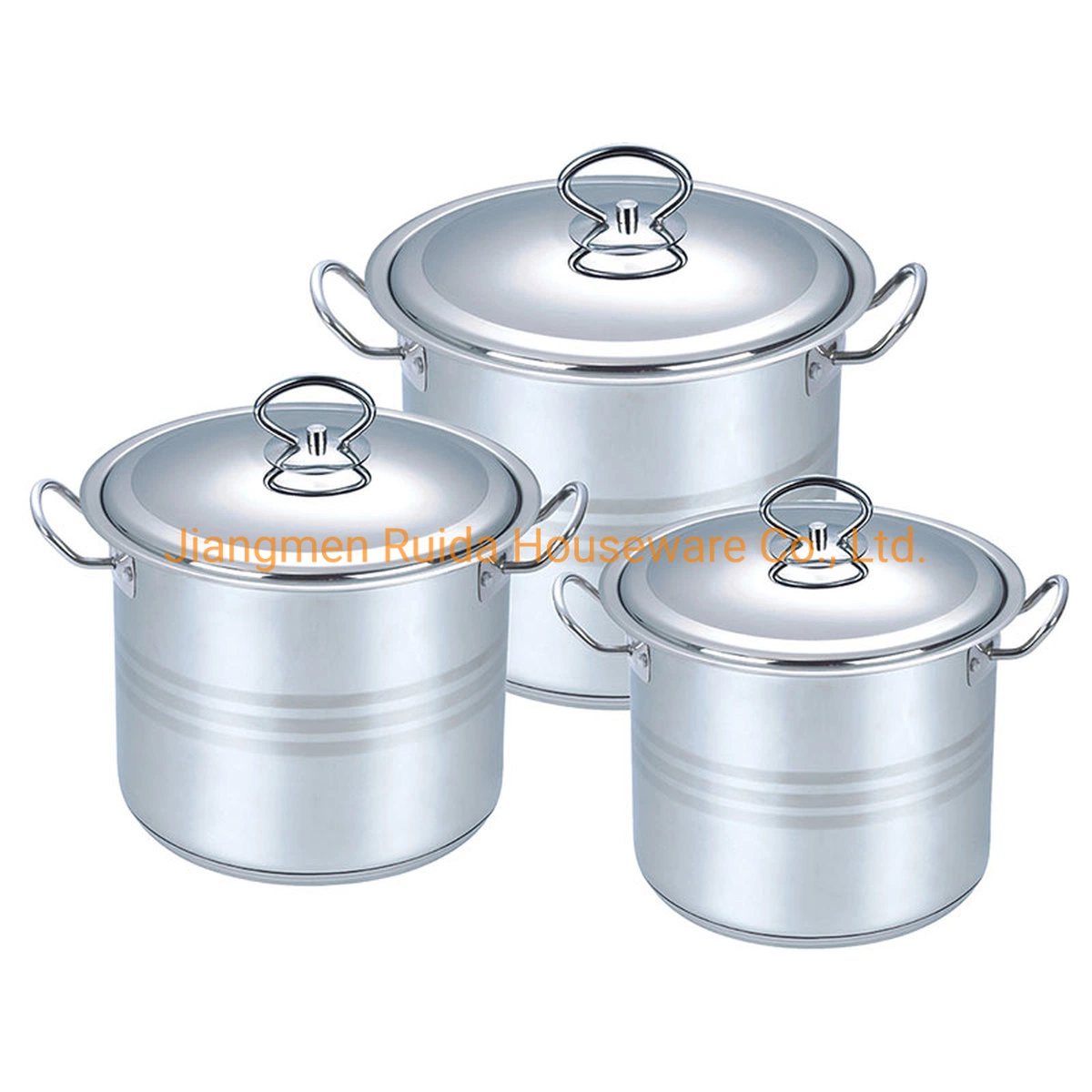 Stainless Steel Stock Pot in Different Big Size for Big Family / Restaurant