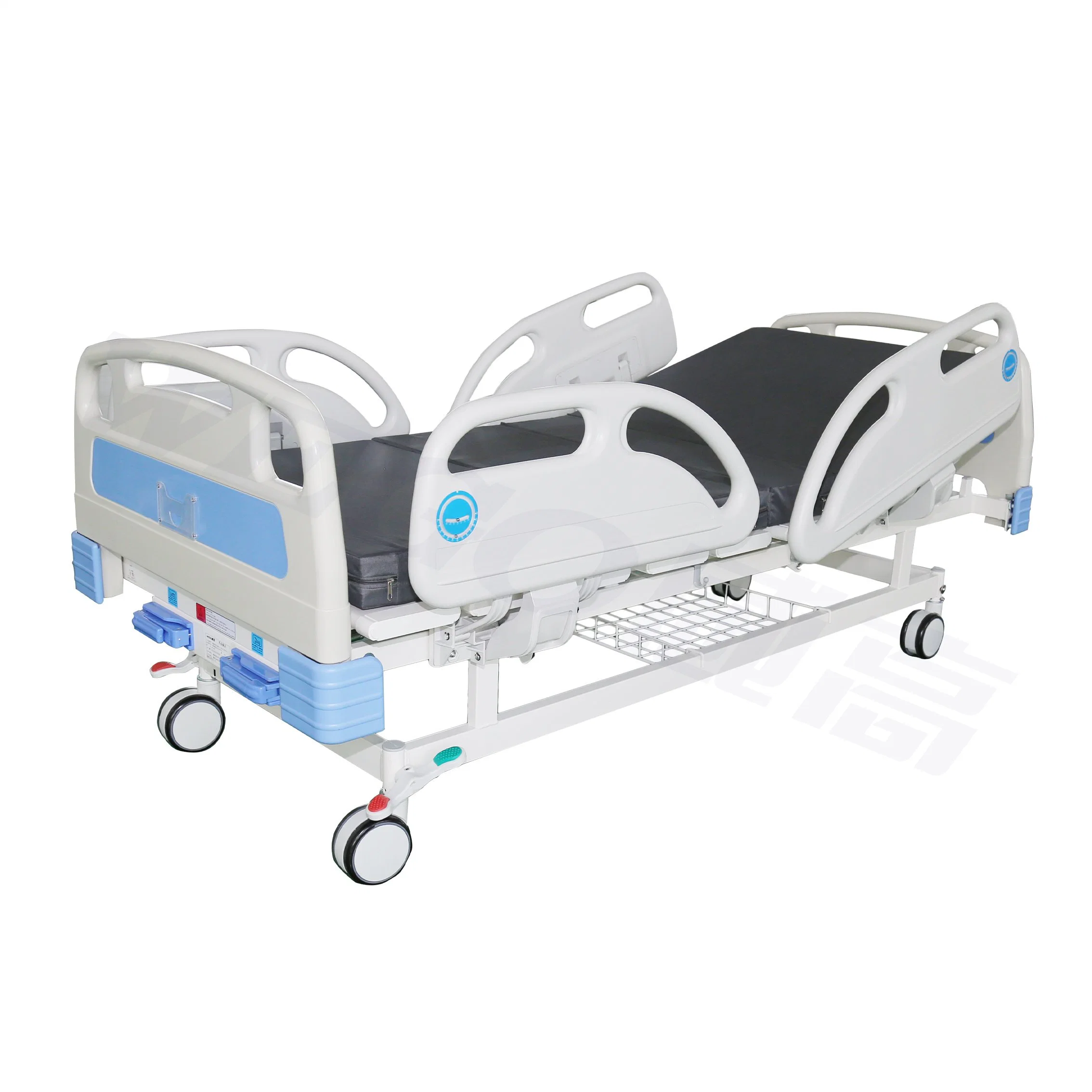 Wego Stainless Steel Multifunction Adjustable Manual Foldable ICU Hospital Bed Manufacturers