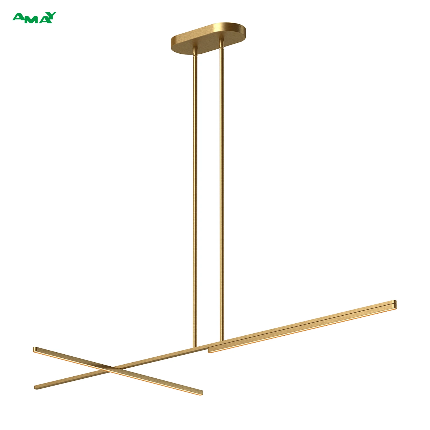 Twist zwei Bars American Style moderne Industrie LED Deckenleuchte Pendelleuchte