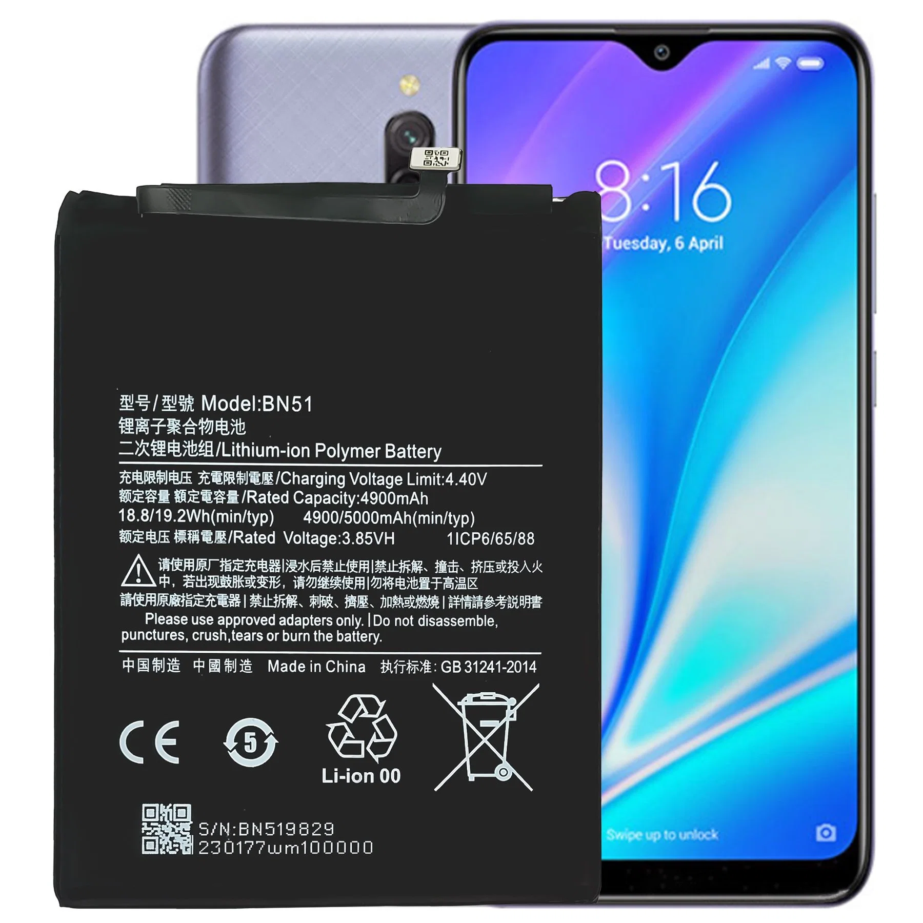 100% batería nueva para teléfono celular batería para Xiaomi todos los modelos de batería para el teléfono móvil Accesorios de reemplazo Pilas recargables
