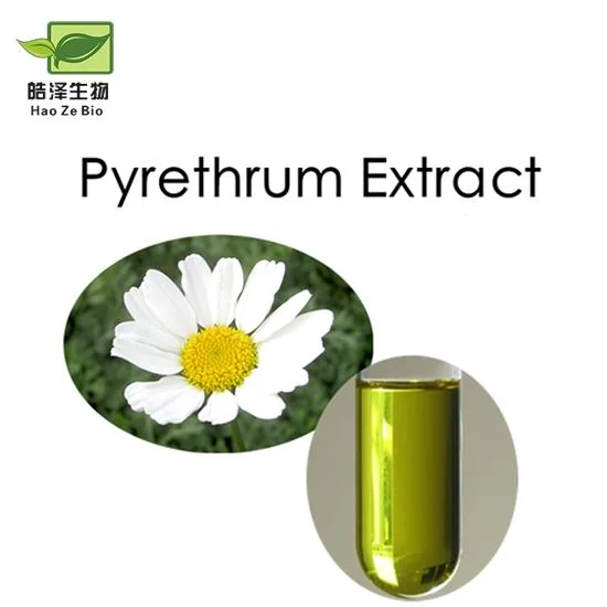 CAS 8003-34-7 Pyrethrum Extract Pyrethrin 10%-70%