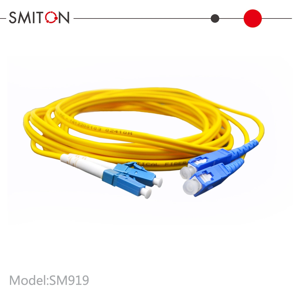 LC-Sc Upc Single Mode Duplex Fiber Optic Cable Patch Cord