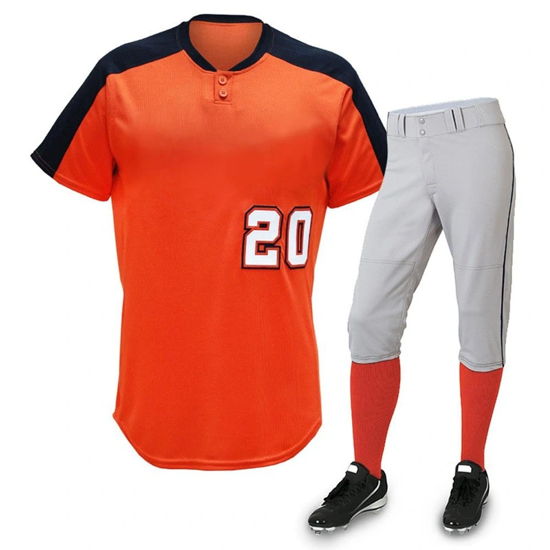 Haut de gamme haute qualité Sublimation à coutures Softball Jersey jeunes Pantalon de baseball hommes Vêtements de softball