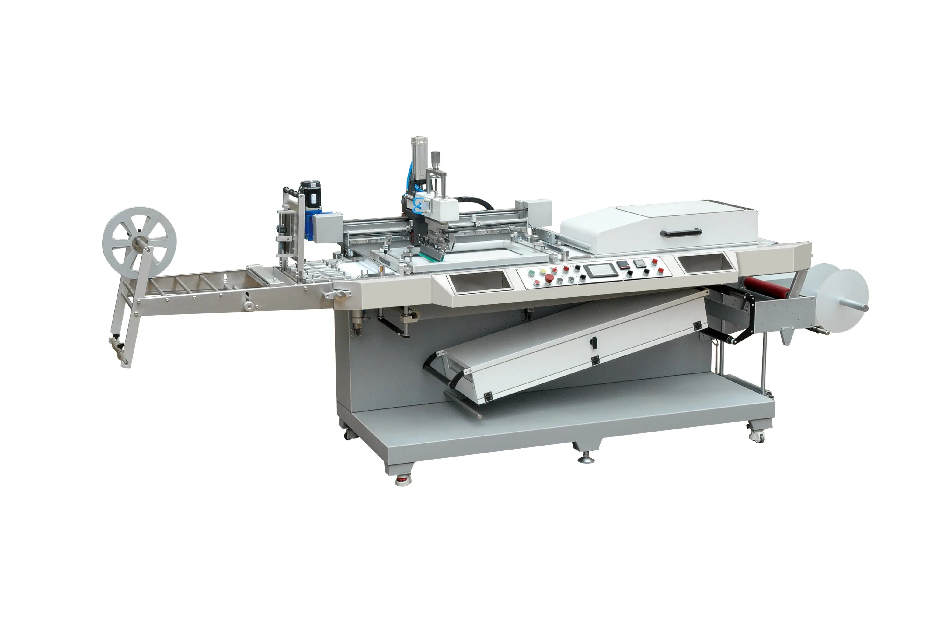 Sérigraphie machine à imprimer à vendre/entièrement automatique 1-4 couleurs soie Presse pour impression de marques de commerce d'écran pour ruban de coton