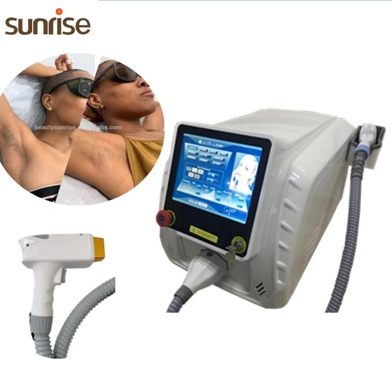 Alexandrite Laser Hair Removal Portable 3 Wavelength 755 1064 808 Diode Laser Hair Removal Machine