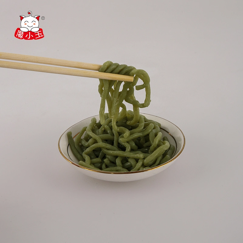 Wholesale/Suppliers Konjac Pasta Type Instant Noodles Spinach Skinny Spinach Konjac Udon Noodles