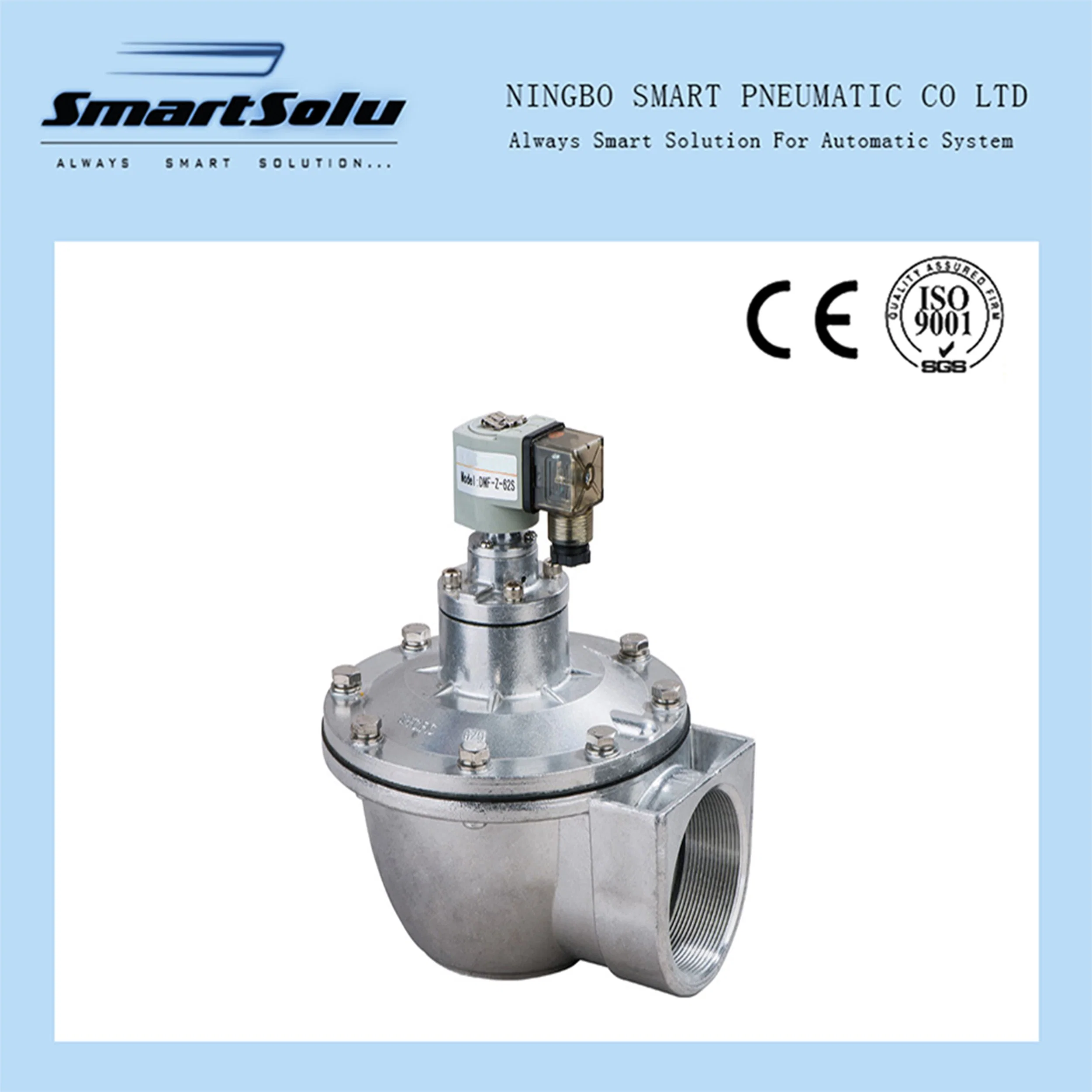Electric Magnetic Right Angle Pluse Solenoid Diaphragh Valve
