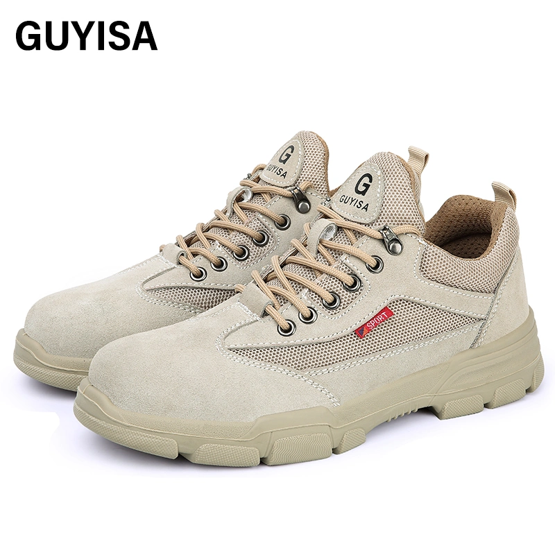 Guyisa Four Seasons Fashion Wear-Resistant Anti-Smashing Anti-Piercing Safety Shoes