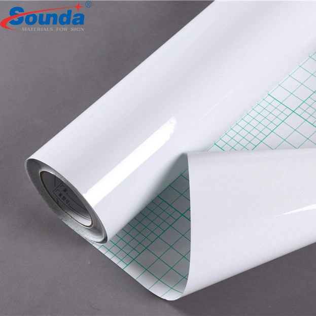 Self-Adhesive Glossy PVC Cold Laminating Film Roll Waterproof & UV-Resistant