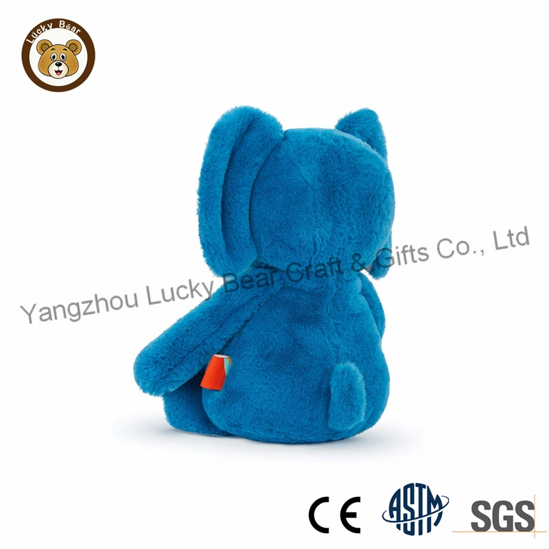 Lovely Soft Blue Elephant Doll Wholesale/Supplier Custom Stuffed Animal Children's Christmas Gifts