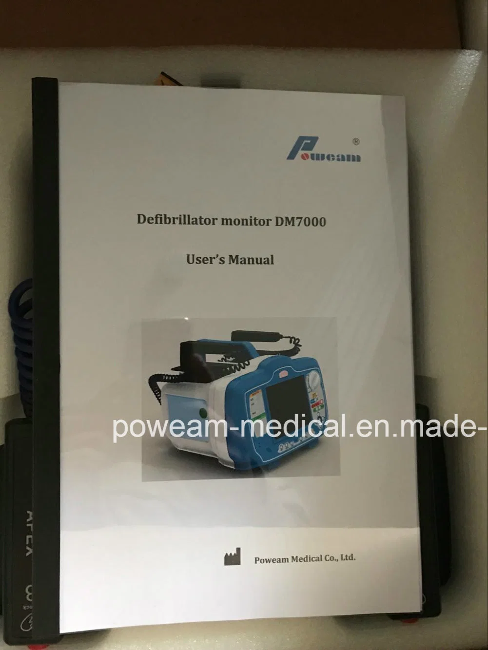 Pantalla LCD en color dea Biophasic desfibrilador con ECG, SpO2