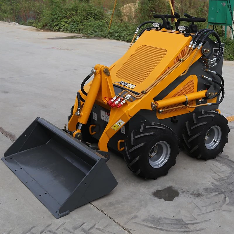 Mini-chargeuses à chaînes compactes Skidsteer, approuvées ce pour la Chine Chargeur compact rigide à chaînes en vente