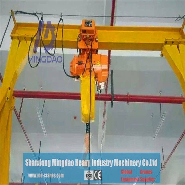 SL Type Manual Type Single Girder Gantry Crane Pushed by Hand Mini Crane