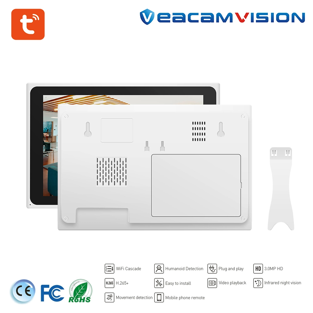 Kits de NVR Tuya Smart 3MP Dual Audio WiFi IP Home Câmara de Segurança vigilância Vídeo sem fios vigilância 360 Pan Tilt Dome CCTV Câmaras PT WiFi de Vigilancia