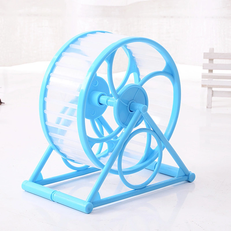 Amazon Hot Selling Funny Transparent Running Wheel Pet Hamster Wheel Hamster Toys Design Sports Wheel Hamster Silent Running Collapsibie Wheel