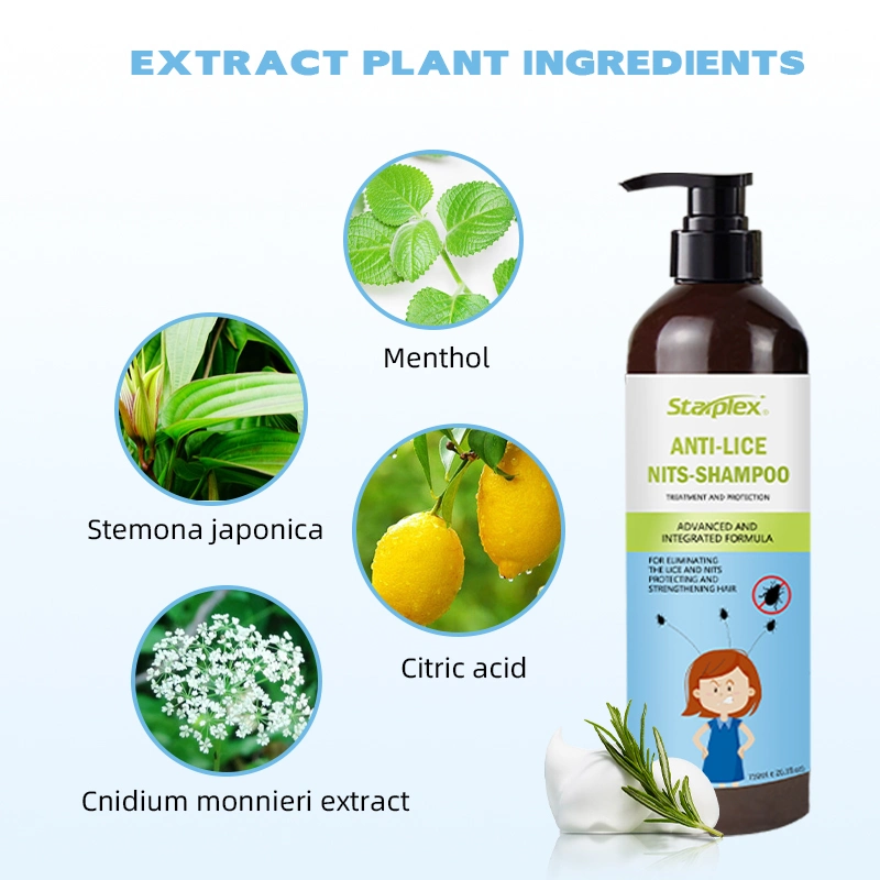 Wholesale/Supplier Starplex Sulfate Free Herbal Mild Hair Scalp Care Anti-Dandruff Clarifying Anti Lice Children Shampoo