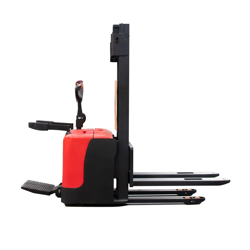 1ton 1000kg Electric Battery Pallet Reach Electric Stacker Battery Stacker Lifting Equipment