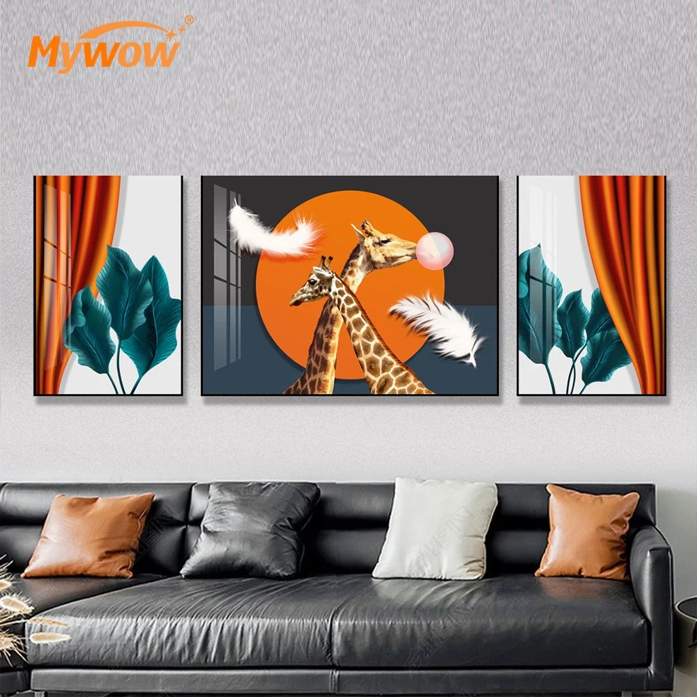 High quality/High cost performance  New Arrival Animal Picture Artwork Painting for Home Decoration