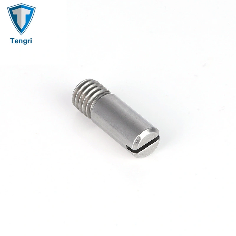 Hot Sale Stainless Steel A2 ISO2342 DIN 427 Slotted Thread Dowel Pin Cylindrical Pin Slotted Round Head Pin