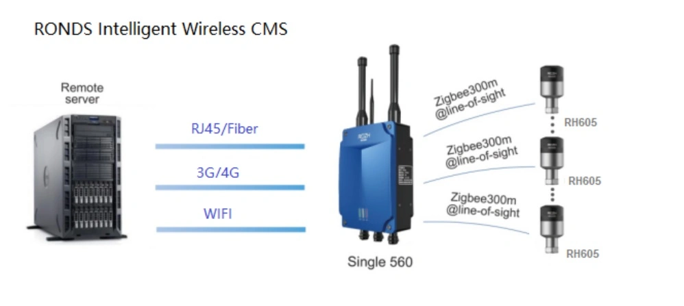 Iot Vibration Accelerometer Sensor for Crusher Condition Monitoring Rh560 Rh505 Rh605