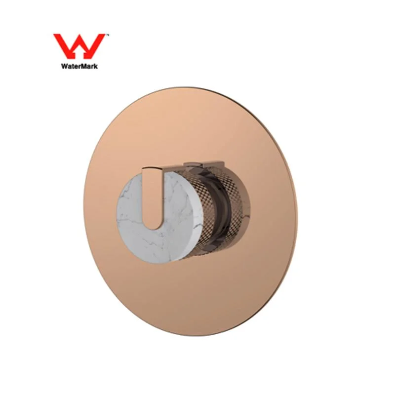 China Popular Selling Concealed Control Bathroom Shower Set Rose Gold Shower Plate