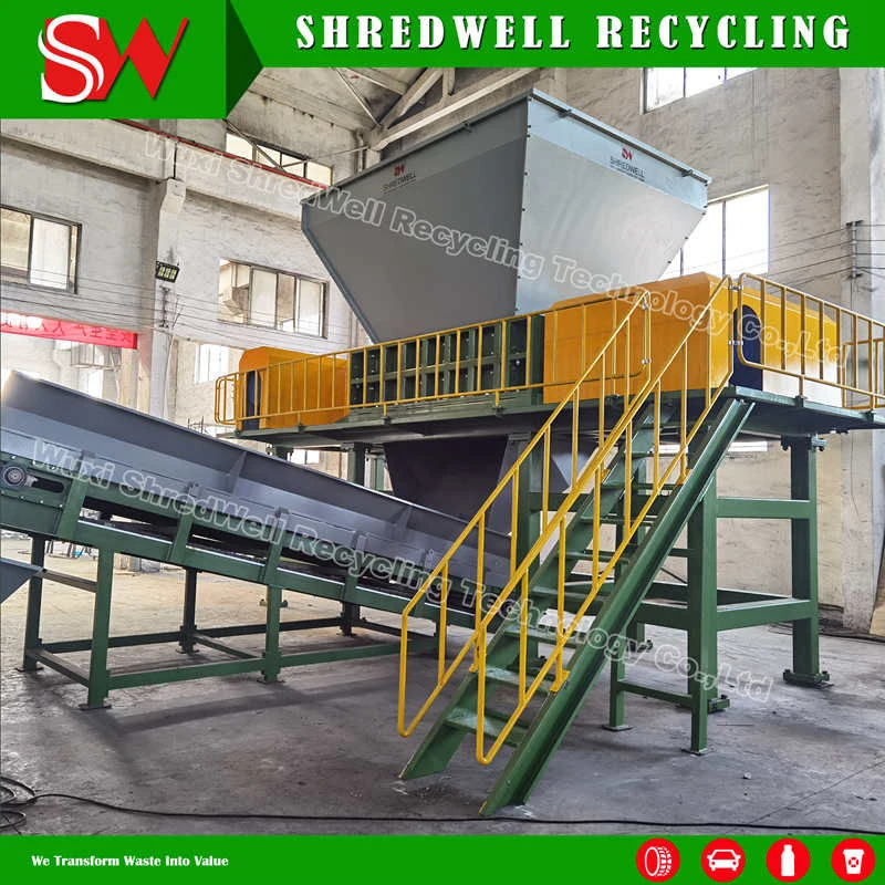 Scrap Cast Iron Crusher Shredder Machinery Waste Car Shredder Used Metal Crusher Recycling Machine