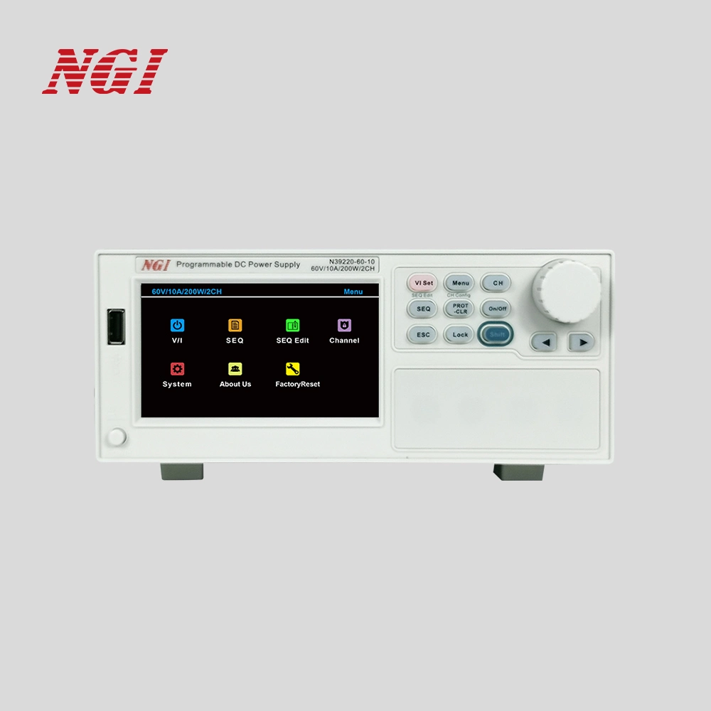 Compact Elegant Ngi Dual Output Bench Power Supply 2X 0-60V 0-10A