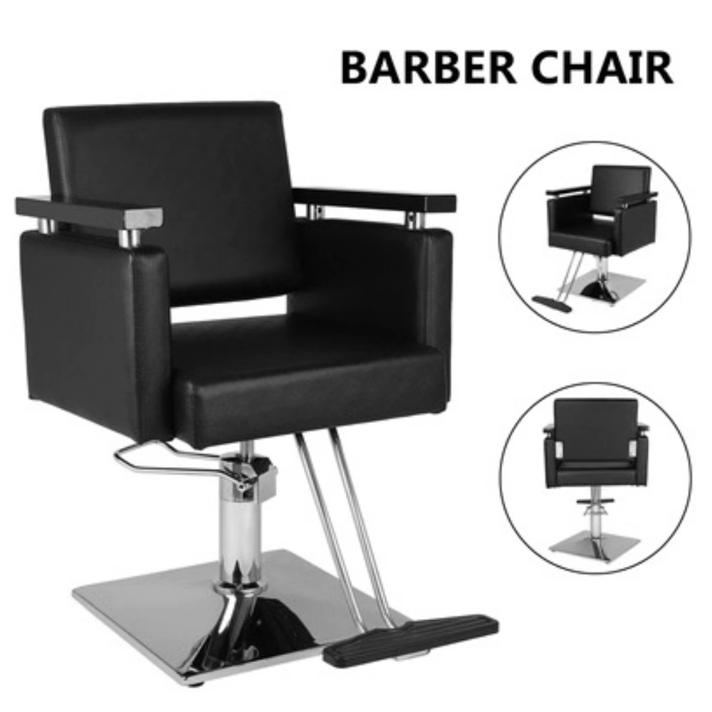 Luxury Hairdressing Salon Chair Stainless Steel Barber Chair