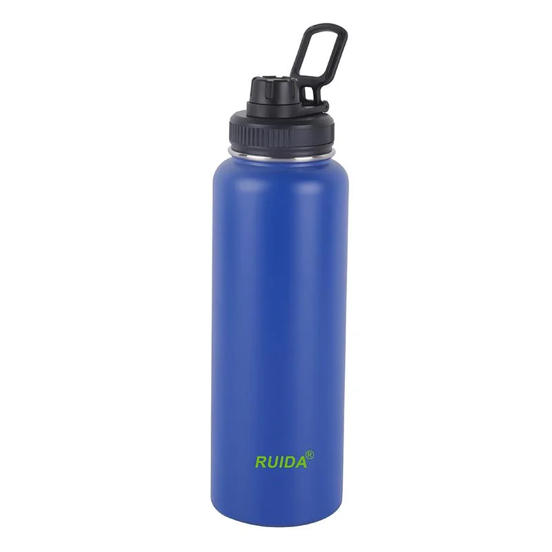 Custom Logo or Color Stainless Steel Water Bottle Travel Water Flask with Handle