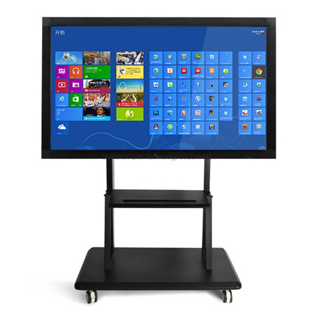 50 Inch Smart Class Interactive 4K Whiteboard Push Pull Writing Chalk Board Teaching Blackboard