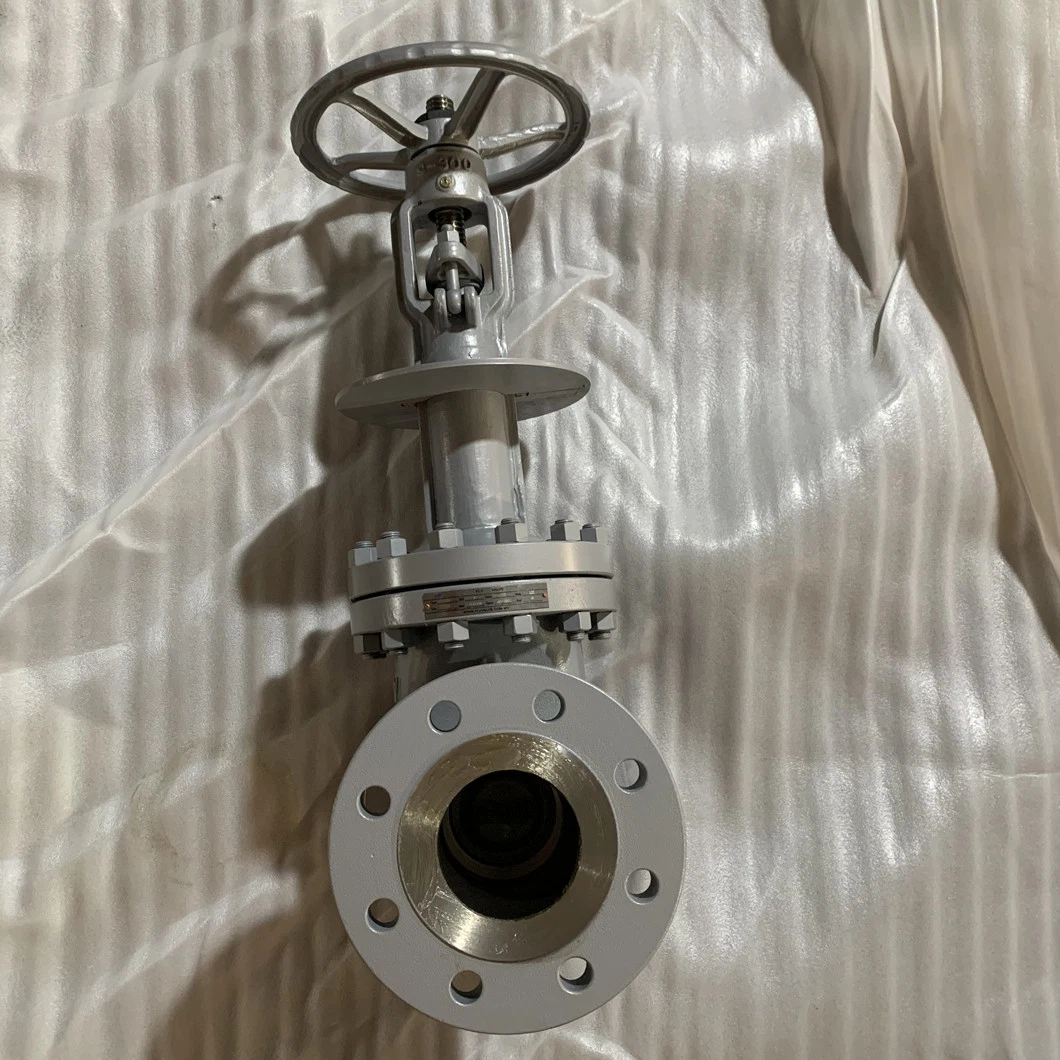 ASTM A352 Lcc Extended Bonnet 160mm Flange End Flexible Wedge RF Gate Valve