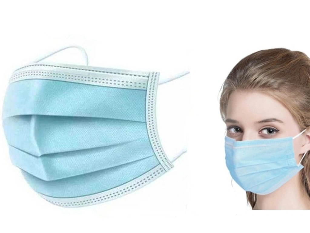 Disposable Good Quality Three-Layer Surgical Mask China Supplier According with En 14683