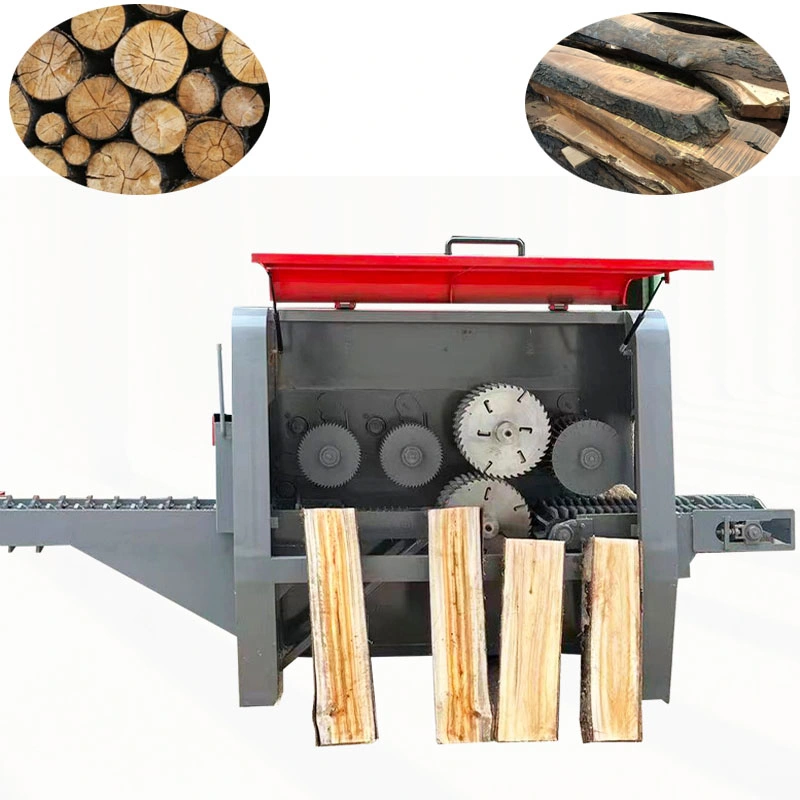 Round Log Wood Multi Rip Saw Machine for Woodworking