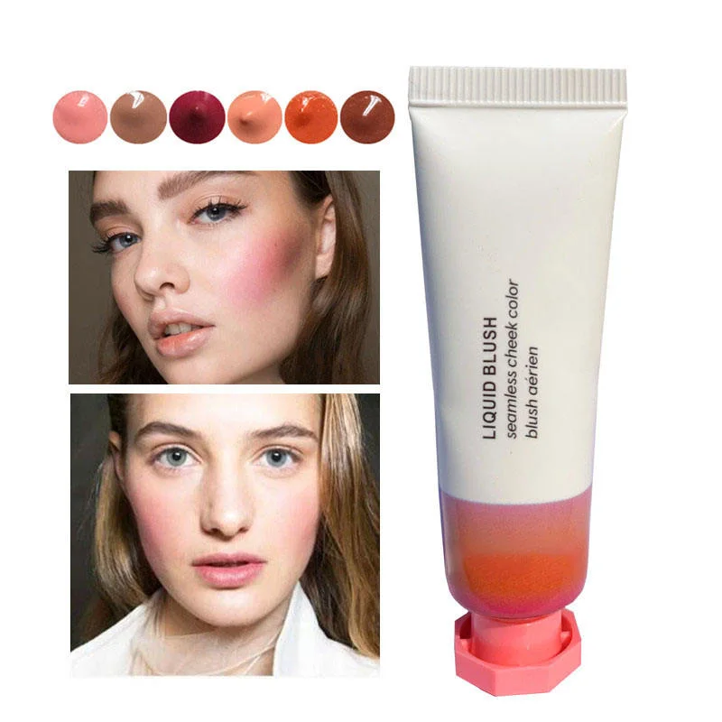 Maquiagem BluUsher Long durável líquido Blush