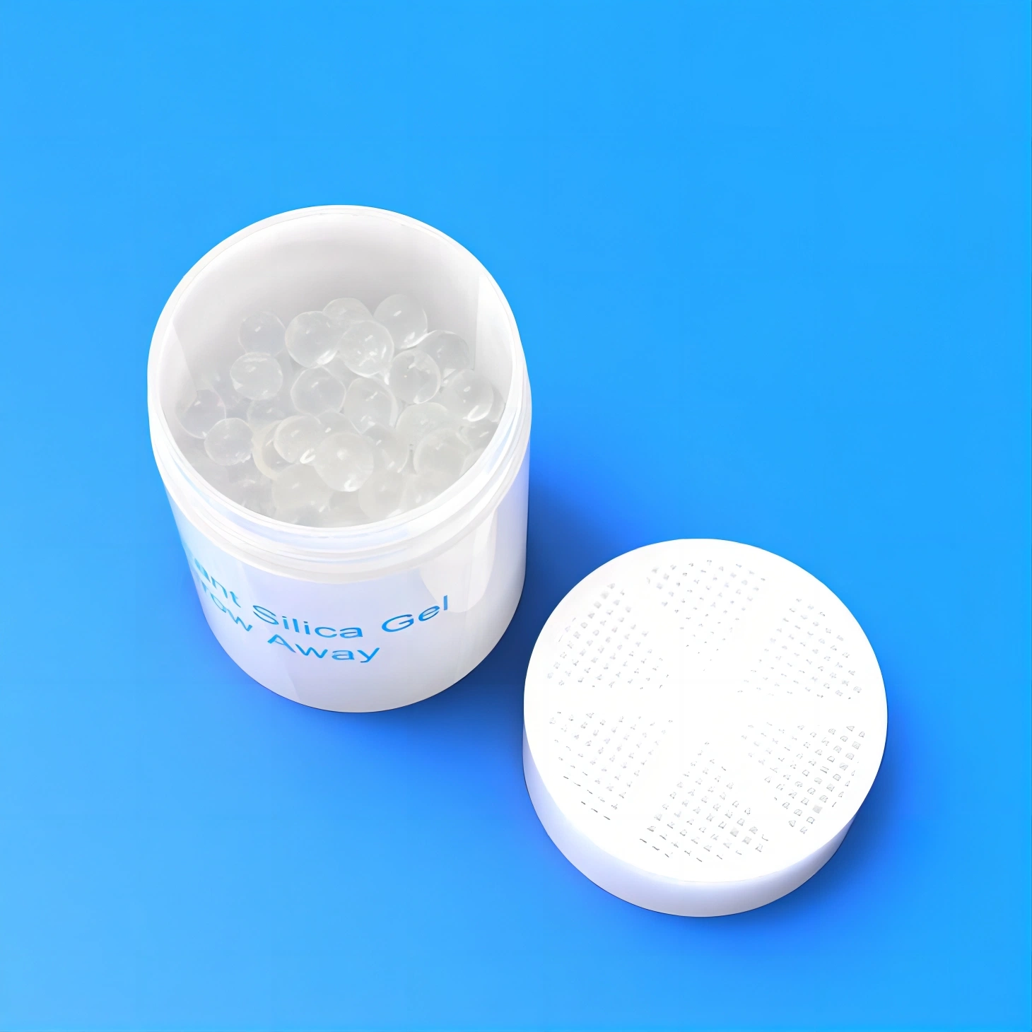 1g White Silica Gel Cylindrical Desiccant for Pharmaceuticals Packing