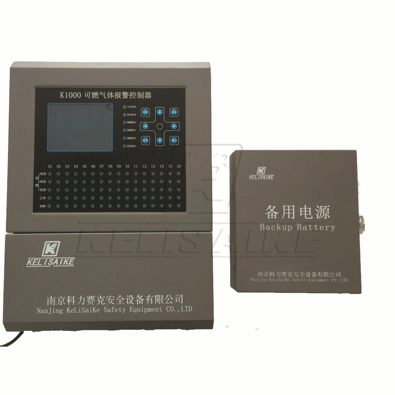 K1000 Gas Control Panel 4/8 Channel Four/Eight Way Controller Connect Fixed Gas Alarm Controller