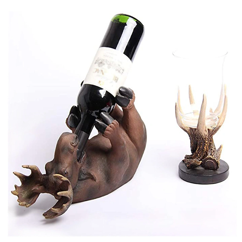 Custom Design Animal Bear Wine Bottle Holder