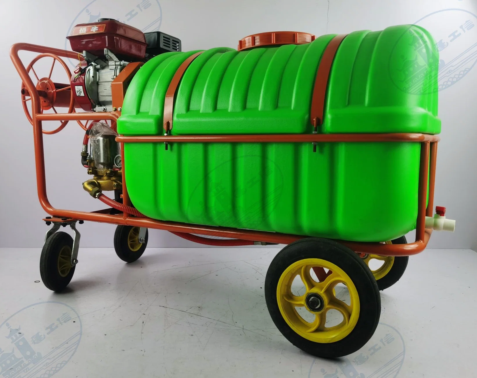 200L Trolley Manual Hand Push Trolled Powerful Agriculture Power Sprayer